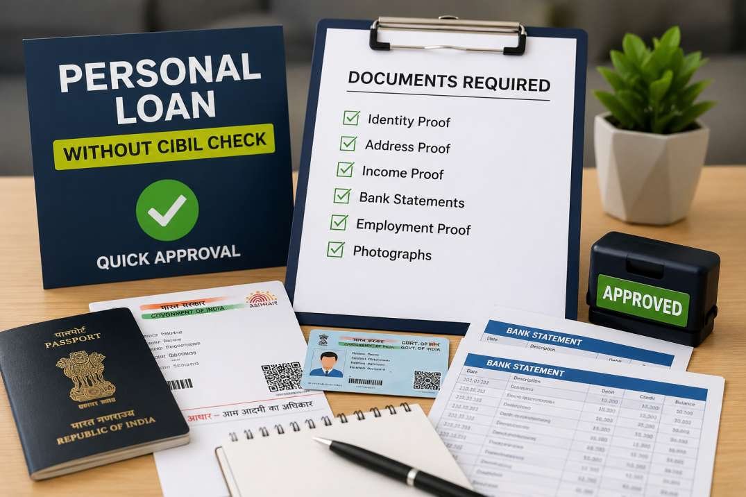 Documents Required for a Personal Loan Without CIBIL Check