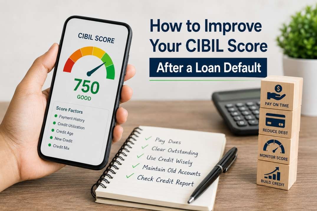 How to Improve Your CIBIL Score After a Loan Default (Step-by-Step)