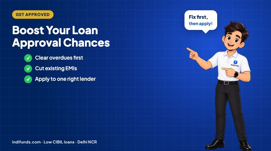 How to Increase Personal Loan Approval Chances with a Low CIBIL Score